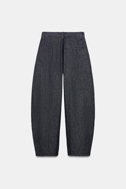 JEANS TRF BARREL TIRO ALTO / ?ndigo oscuro - Zara фото 5