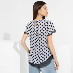 Блуза Тандем (вайт горошек нью) - Charutti фото 6
