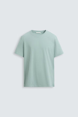 CAMISETA SLIM FIT B?SICA /01 / Verde claro