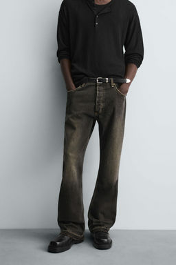 RELAXED FLARE FIT JEANS - Zara фото 2