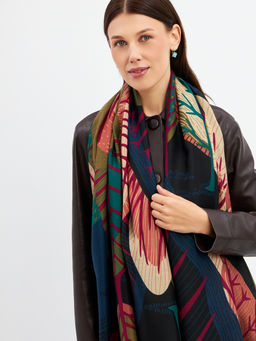 Палантин с рисунком