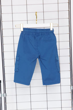 Ind?go Erkek Cocuk Pamuklu Beli Lastikli ve Baglamal? Dokuma Sort TKDSS24SR00001 - Trendyolmilla фото 5