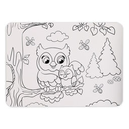 Пазл - раскраска в рамке «Лесные зверята», 34 детали