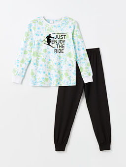 Bisiklet Yaka Erkek ?ocuk Pijama Tak?m?