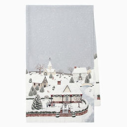 Дорожка новогодняя на стол «Этель. Зимняя деревня» 40×149 см, 100% хлопок, саржа 190 г/м²