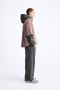 JOGGER WAIST COTTON TROUSERS - Zara фото 4