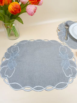 Набор плейсмат серые 35*45 см OLS-918-3