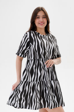 Платье женское из кулирки Бохо зебра - Амадэль фото 7