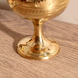 Рюмка «Рисунок», 7×7×11 см, латунь