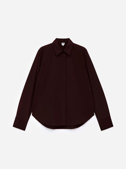 Camisa de popelina de corte regular fit