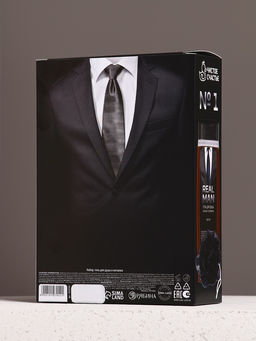 Подарочный набор REAL STRONG MAN, гель для душа 250 мл и мочалка для тела, HARD LINE