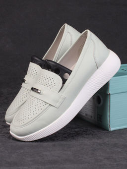 03-PDL 205-3 LT. GREEN Полуботинки женские (натуральная кожа) - Фабричный китай фото 16