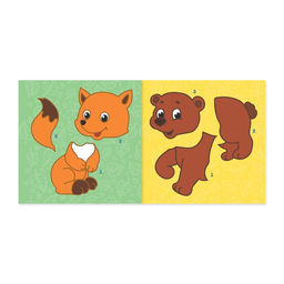 Аппликации набор Для самых маленьких, 6 шт. по 20 стр. - Буква-ленд фото 7