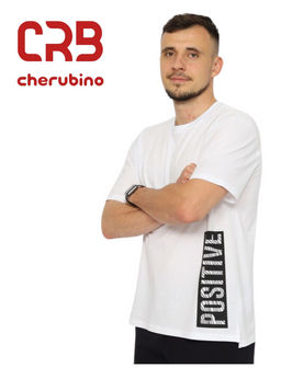 CRB wear/CSSM 60278-20 Футболка мужская,белый/Ex.Cherubino