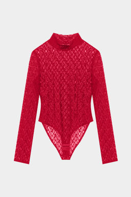 Боди с длинным рукавом из кружева - Mollis фото 5