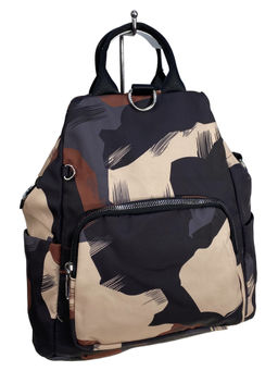 Молодежная сумка- рюкзак из текстиля мультицвет