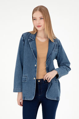 Женская голубая джинсовая рубашка Неожиданная скидка в корзине - U.s. polo assn фото 7