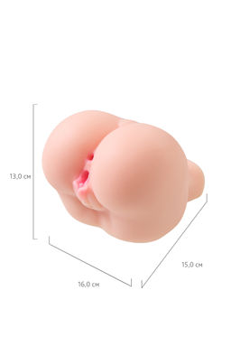 Мастурбатор реалистичный Juicy Pussy Paula, TPE, телесный, 15 см - Toyfa фото 6