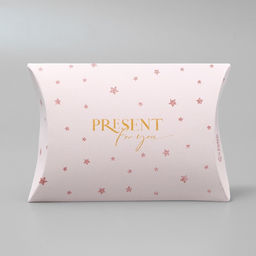 Цена за 5 шт. Коробка подарочная складная фигурная, упаковка, Present for you, 11 х 8 х 2 см