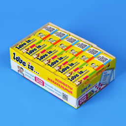 Цена за 24 шт. Конфеты жевательные Love is Кола-лимон, 20 г