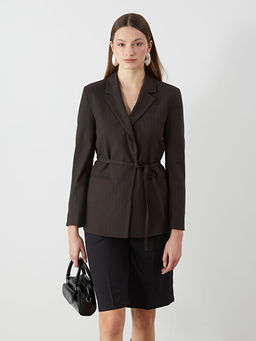 ?izgili Kad?n Blazer Ceket