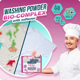 Концентрированный универсальный стиральный порошок с кондиционером BIO-COMPLEX, 0,90 - OTTAKU фото 4