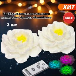 Flambiance Набор декоративных светильников Пионы, 2 шт