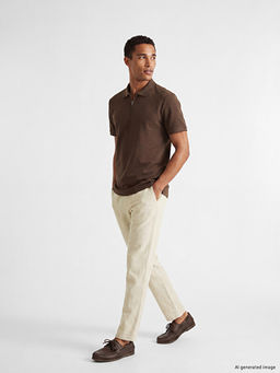 Regular Fit %100 Keten Erkek Pantolon