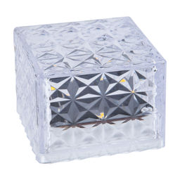 USL-F-172/PT050 ICECUBE Садовый светильник на солнечной батарее. 4 светодиода. Теплый белый свет. 1*АА Ni-Mh аккумулятор в/к. IP44. TM Uniel - Volpe фото 3