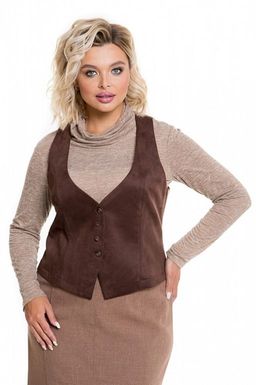 Жилет 1159 коричневый