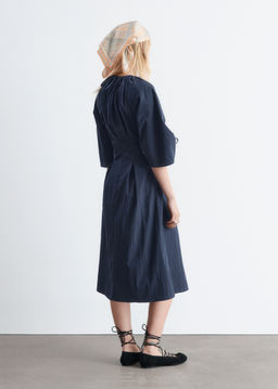 Vestido midi escultural con cordones de ajuste - H&m фото 7