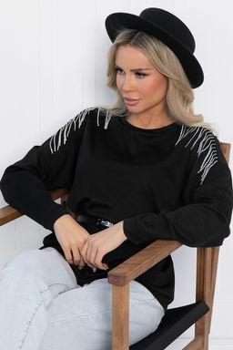 Свитшот Луана (черный) Б12737-5М - Lt collection фото 9