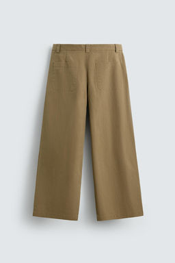 BARREL FIT PLEATED TROUSERS - Zara фото 7
