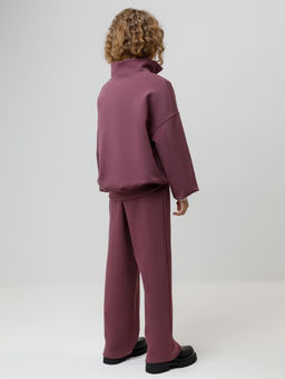 КР 400876/бордовый 1411 к653 брюки для дев