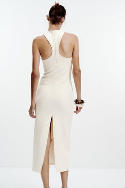 INTERLOCK HALTERNECK DRESS - Zara фото 7