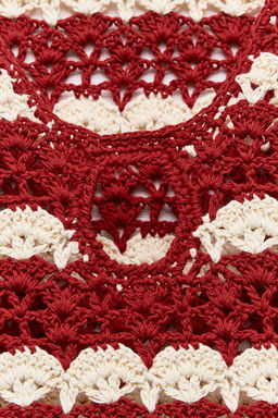 KNIT CROCHET TOP WITH CUT-OUT - Zara фото 7