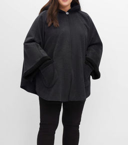 Накидка, цвета антрацита