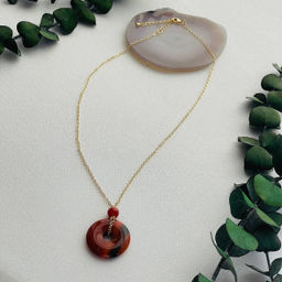 Кулон на цепочке из Агата 45 см +