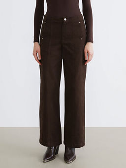 Wideleg Kad?n Jean Pantolon