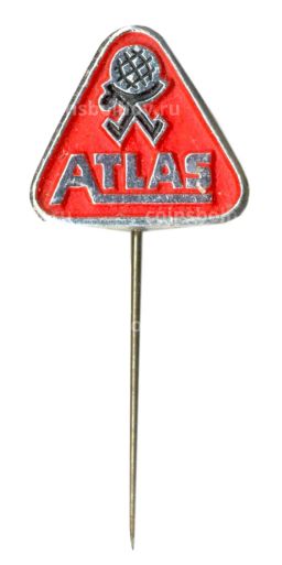 Значок рекламный ATLAS