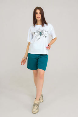 Шорты Натали 21586 из хлопка с полиэстером  фото 4