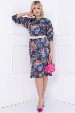 Платье Bellovera 56П5681 серый