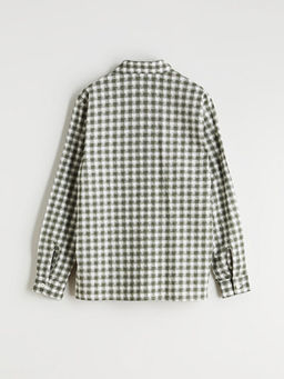 Uzun Kollu Ekose Erkek ?ocuk G?mlek