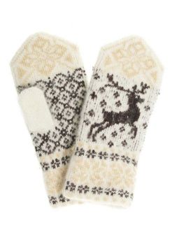 Варежки женские "Олень" ПП 3202-17
