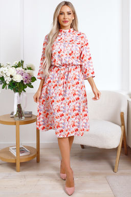 Платье Одиссея (красно-розовое) П15845-45М
