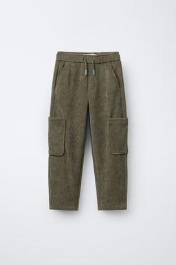 CORDUROY TROUSERS WITH POCKETS