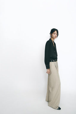 SATIN SHIRT - Zara фото 17