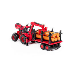 Трактор BELARUS с лесовозом и манипулятором - Полесье фото 4