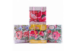 Набор вафельных полотенец в коробке (2 шт.) в ассортименте Тейково 29322-1