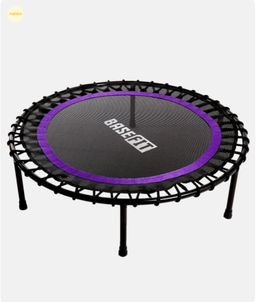 УЦЕНКА Батут BaseFit TR-501 101 см, фиолетовый